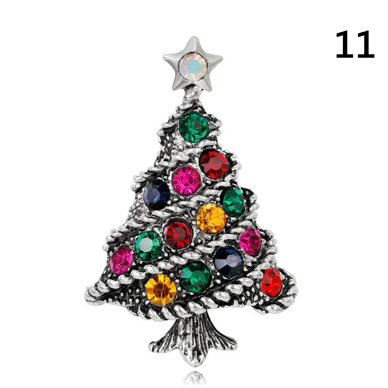 Стильные броши рождественские украшения Xmas Tree олень брошь "Снеговик" с