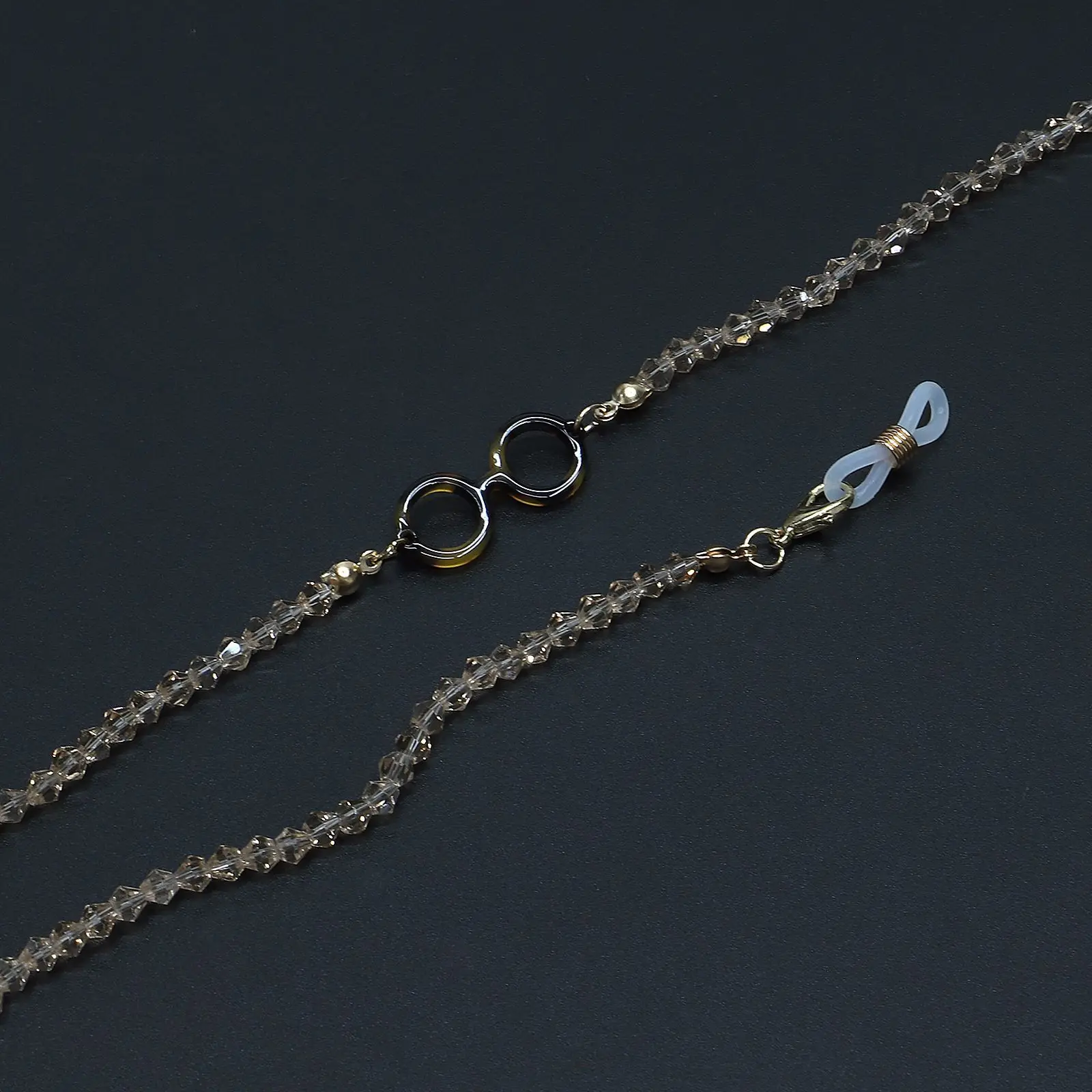 

Gold Color crystal chain glasses fashion anti-slip glasses chain lanyard neck strap mask chain holder