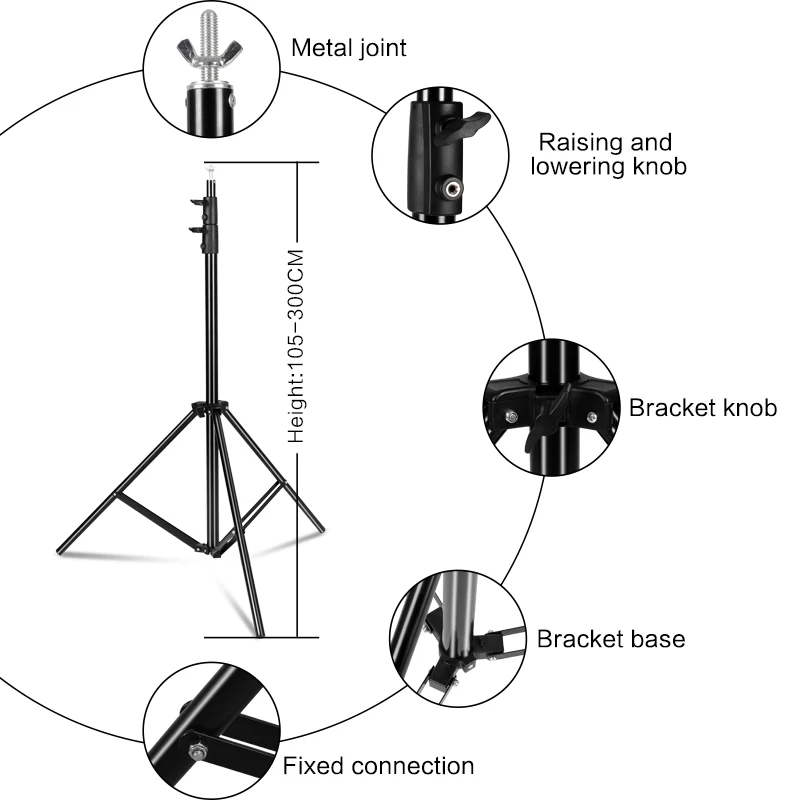 Фотография 3*4 м фоновый фон подставка система поддержки Комплект для фотостудии