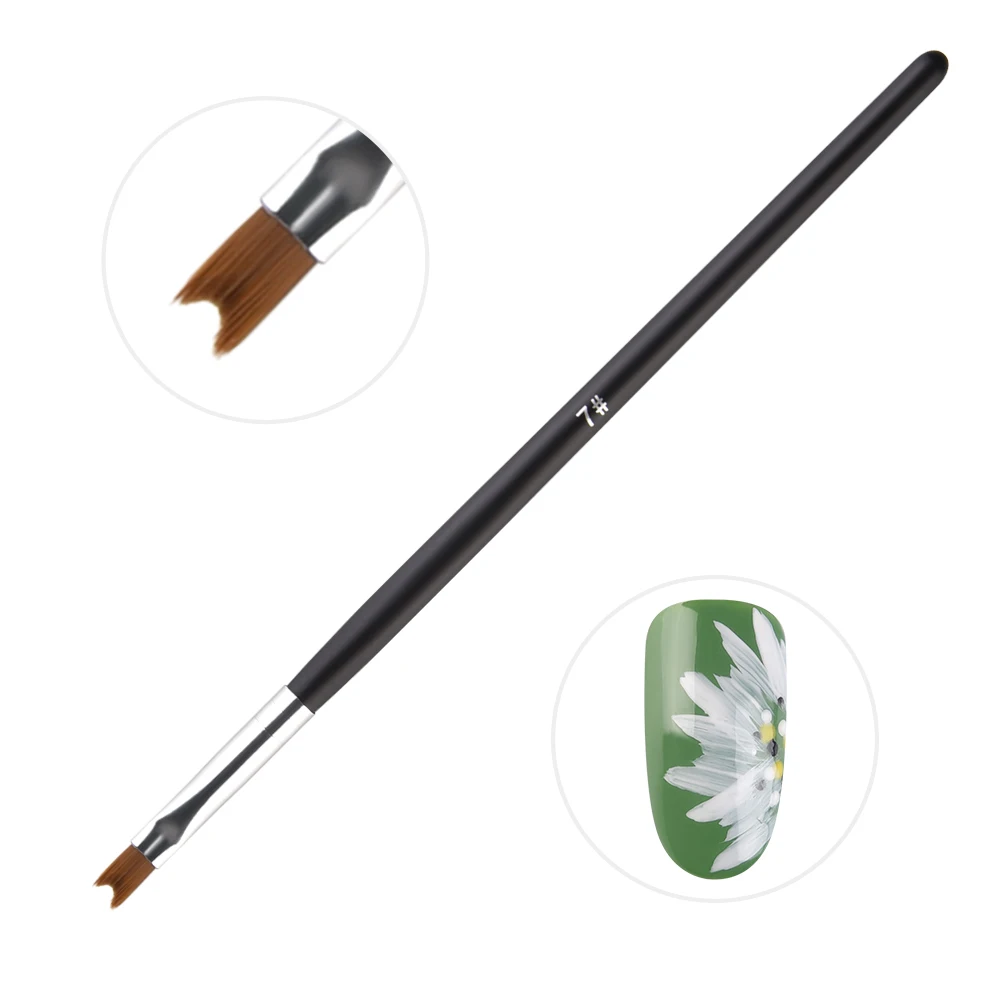 

Кисть для гелевых ногтей KADS, 1 шт., акриловый французский наконечник, УФ гель для ногтей кисть, ручки для рисования ручка, украшения для дизай...