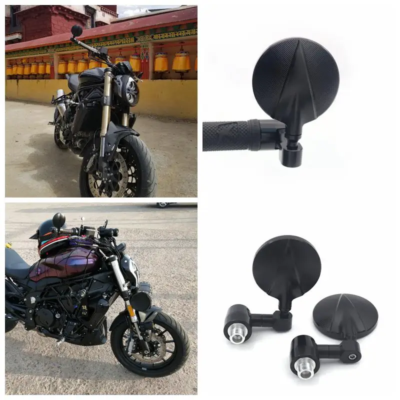 Зеркало для мотоцикла Dragonpad универсальное боковое зеркало заднего вида Benelli Cub 250