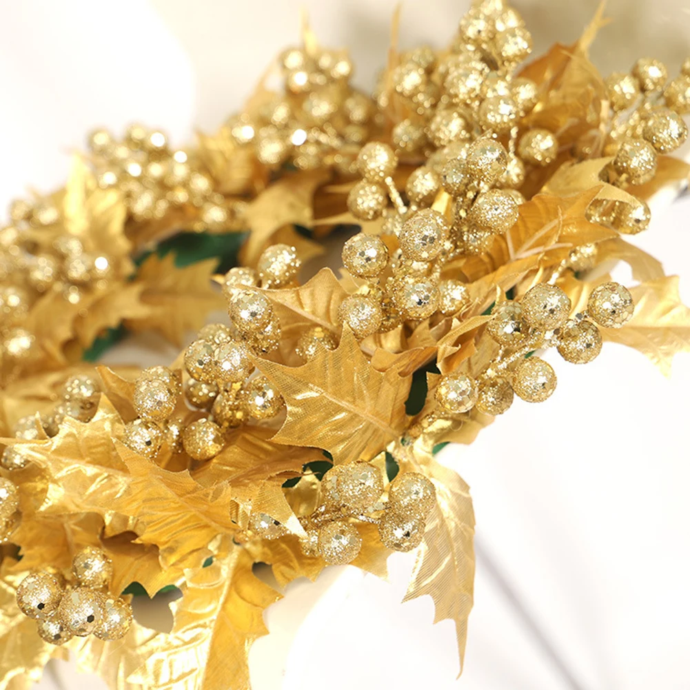 

Artificial Flowers Garland Christmas Wreath Decoration Home Wedding Party Wall Door Hanging Ornament Festive Supplies