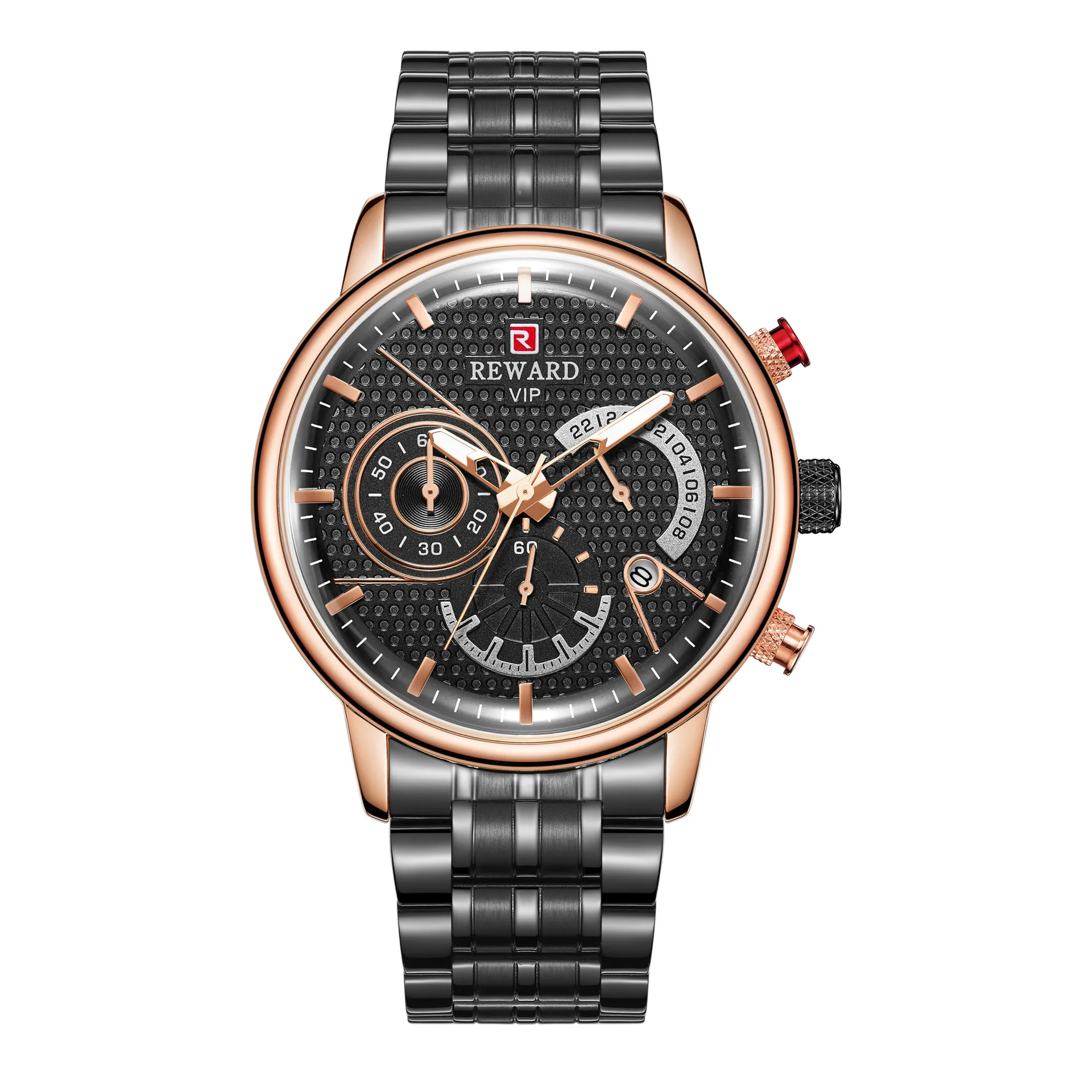 

Sports Men's Watches Chronograph Watches Business Calendar Leisure Steel Watch Bracelet Clasp Fashion & Casual Quartz watch