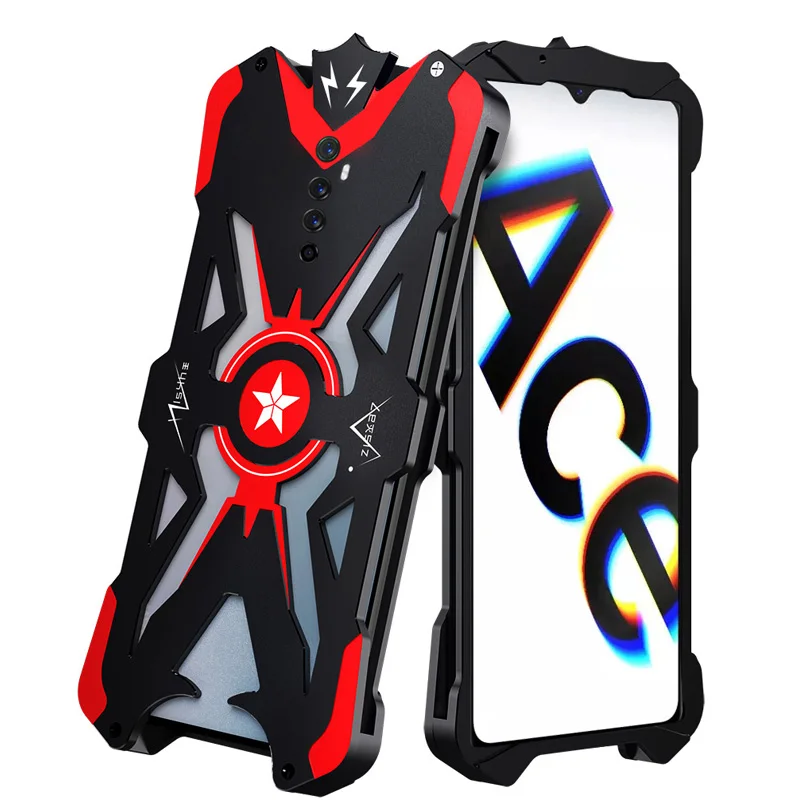 shockproof metal armor reno ace2 case for oppo realme x2 pro case aluminum reno ace cover coque for oppo realme x2 pro funda ace free global shipping