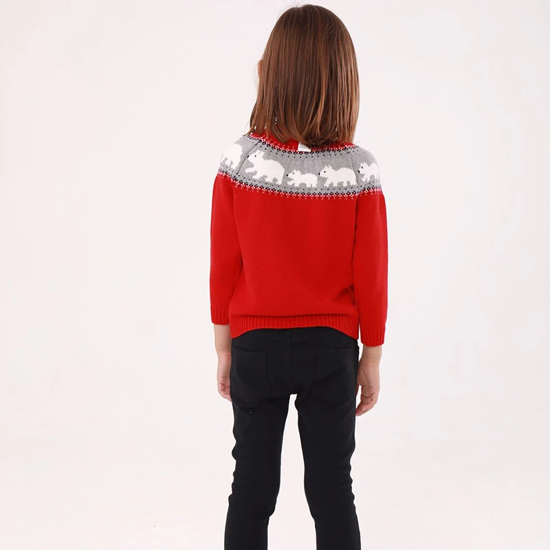 Новинка 2019 года Рождественский детский свитер для маленьких девочек Сезон Зима