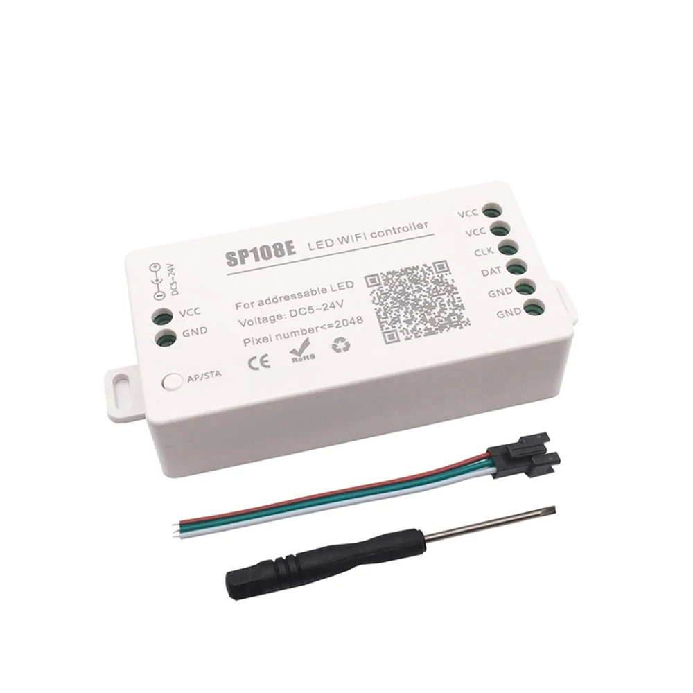 Пиксельная Светодиодная лента WS2811 WS2812B WS2813 WS2815 RGB контроллер освесветильник SP002E