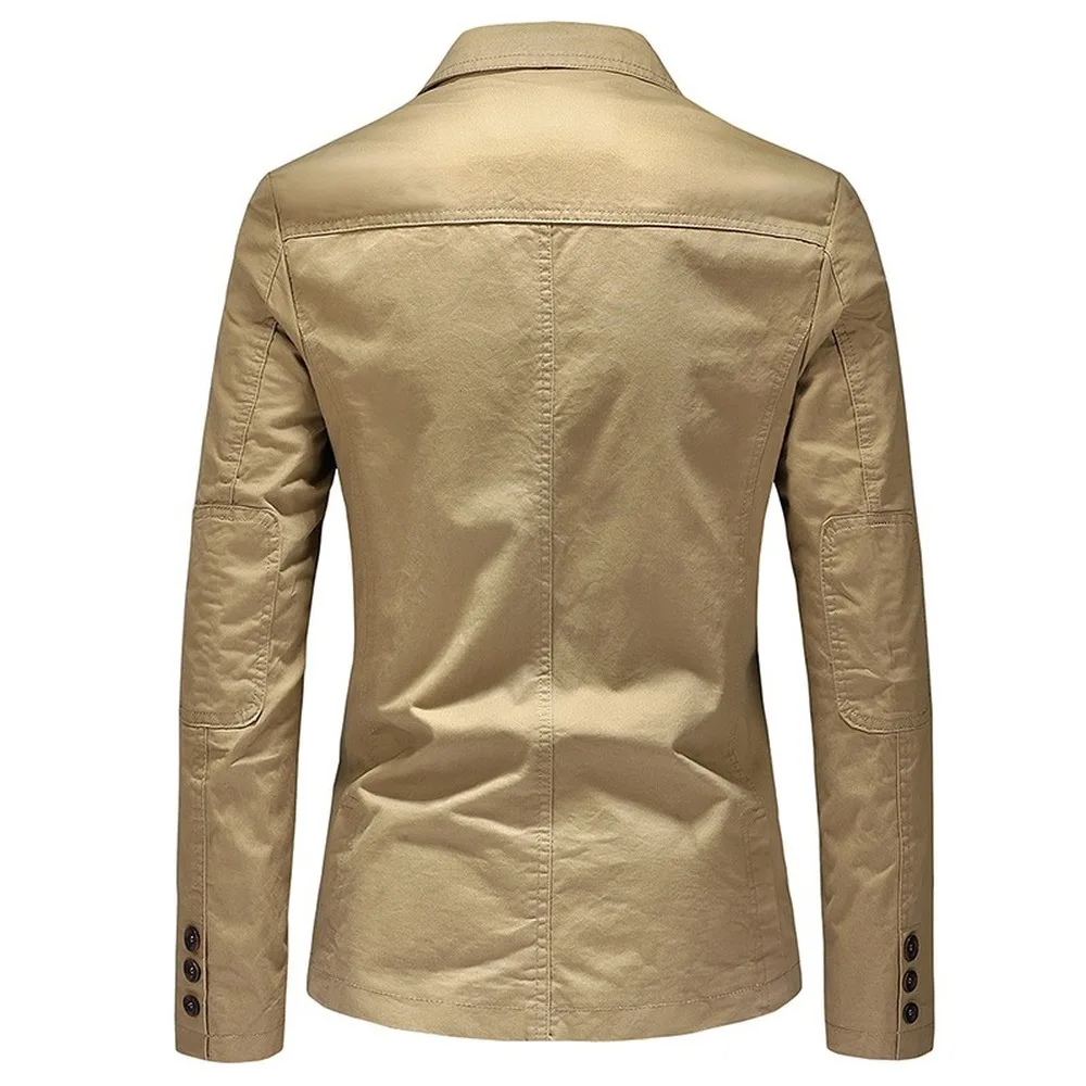 

Men's Blazers Casual Suit Jacket Men Single Breasted Jacket Spring Autumn Slim Fit Casual Street Wear Suit Brand High Quality