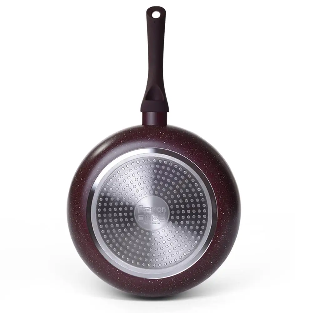 Фиссман 20 28 см сковорода с мхами камень антипригарное покрытие кованая