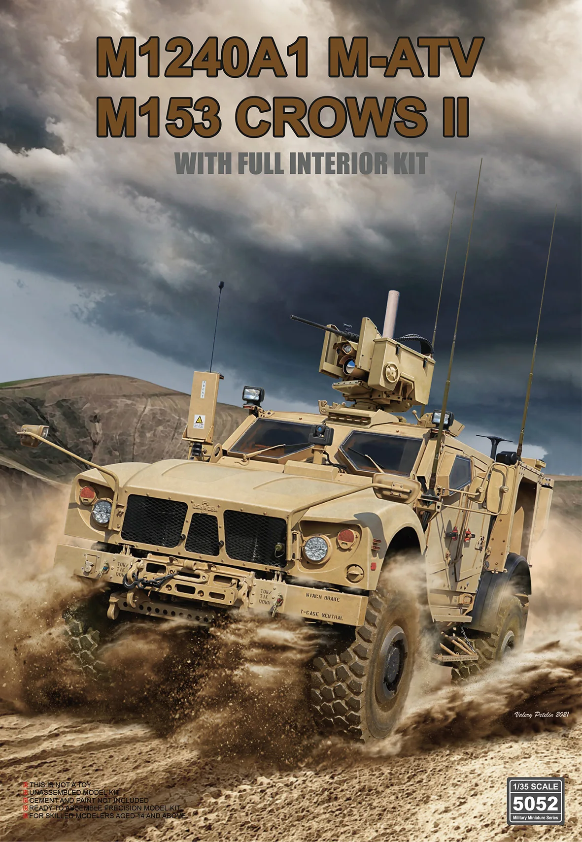 

RYEFIELD MODEL RM5052 1/35 M1240A1 M-ATV M153 Crows II w/Full Interior Assemble