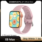 COBRAFLY IWO X8 Max SmartWatch 1,75-дюймовый квадратный экран BT Call Message Push Watch Heart Rate Monitor Fitness Tracker Value Price