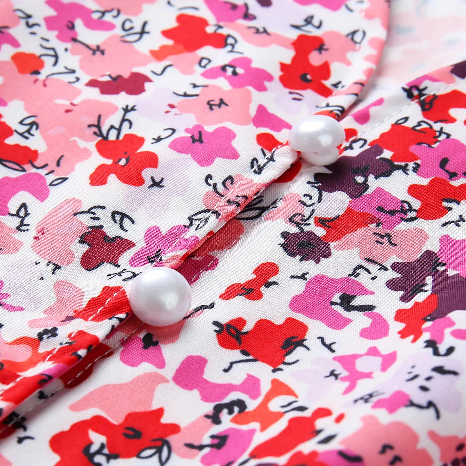 

Long Dress Women Summer V-neck Floral Print Short Sleeve Beach Sundress Dress Woman High Waist Party Maxi Dress#35