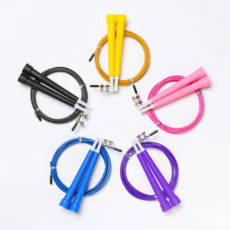 

Jump Skipping Ropes Cable Steel Adjustable Fast Speed ABS Handle Jump Ropes Training Boxing Sports Exercises