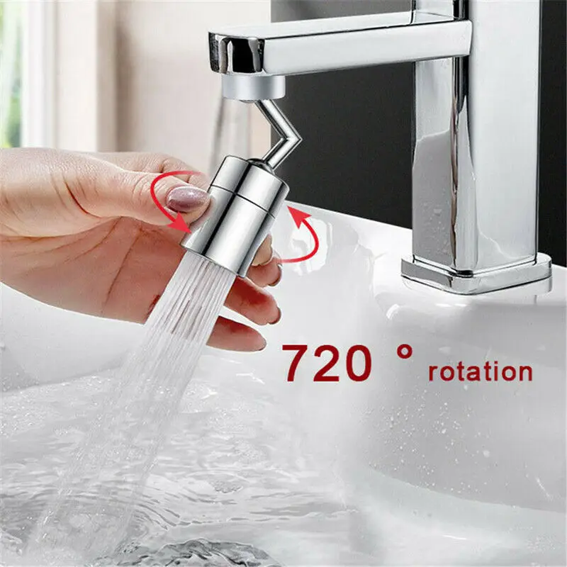 Cabezal de pulverizaci&oacute;n Universal para grifo, filtro de grifo giratorio de 360 grados, aireador de agua, boquilla de grifo para cocina y ba&ntilde;o-1