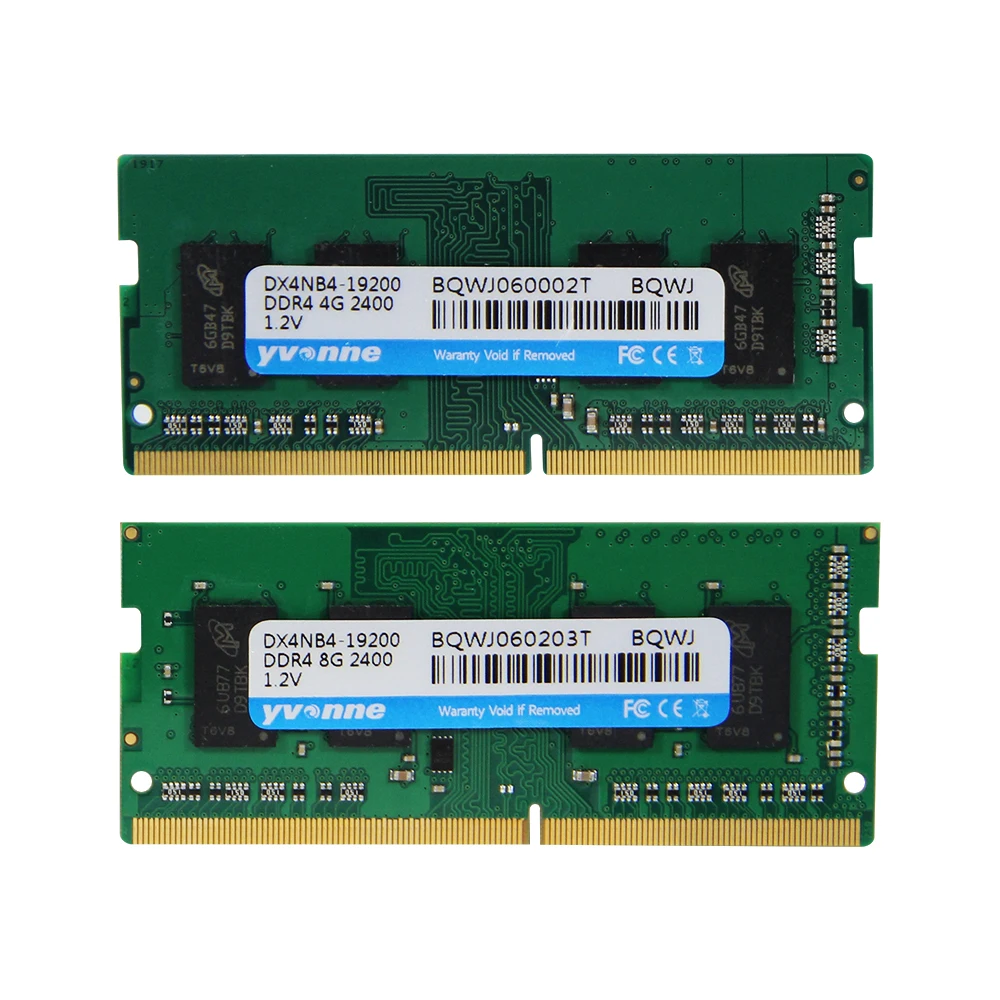 Yvonne DDR4 8GB 4GB RAM 2400Mhz 2666Mhz Память ноутбука SO-DIMM 4gb 8gb ноутбук память Sodimm 1 2 V | Компьютеры