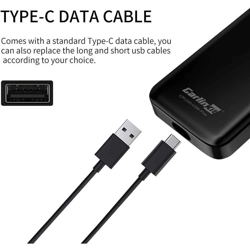 $52.63 Carlinkit Wireless Car Play Dongle CarPlay Adapter 2.0 Wired to Wireless USB Car Play Activator Dongle For Audi Porsche Volvo