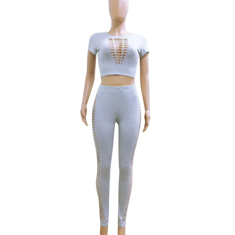 Модный бандажный полосатый Женский комплект из 2 предметов сексуальный