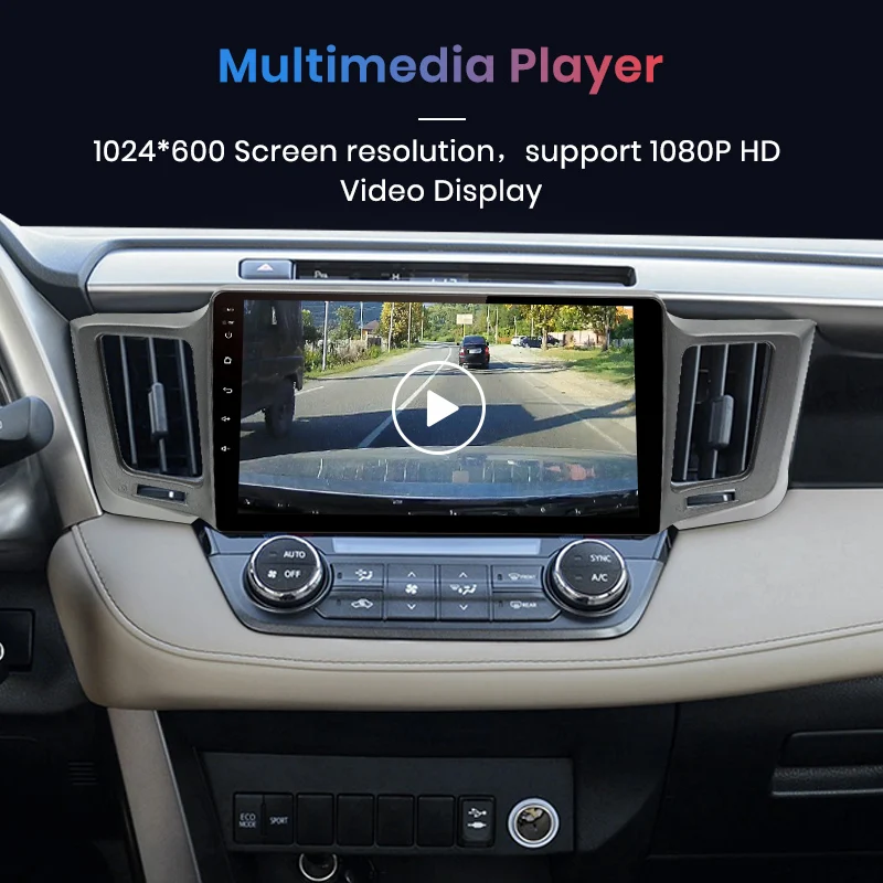 AWESAFE для Toyota RAV4 4 2013- автомобильный Радио Мультимедиа Видео плеер gps No 2din 2 din Android 8,1 2G+ 32G