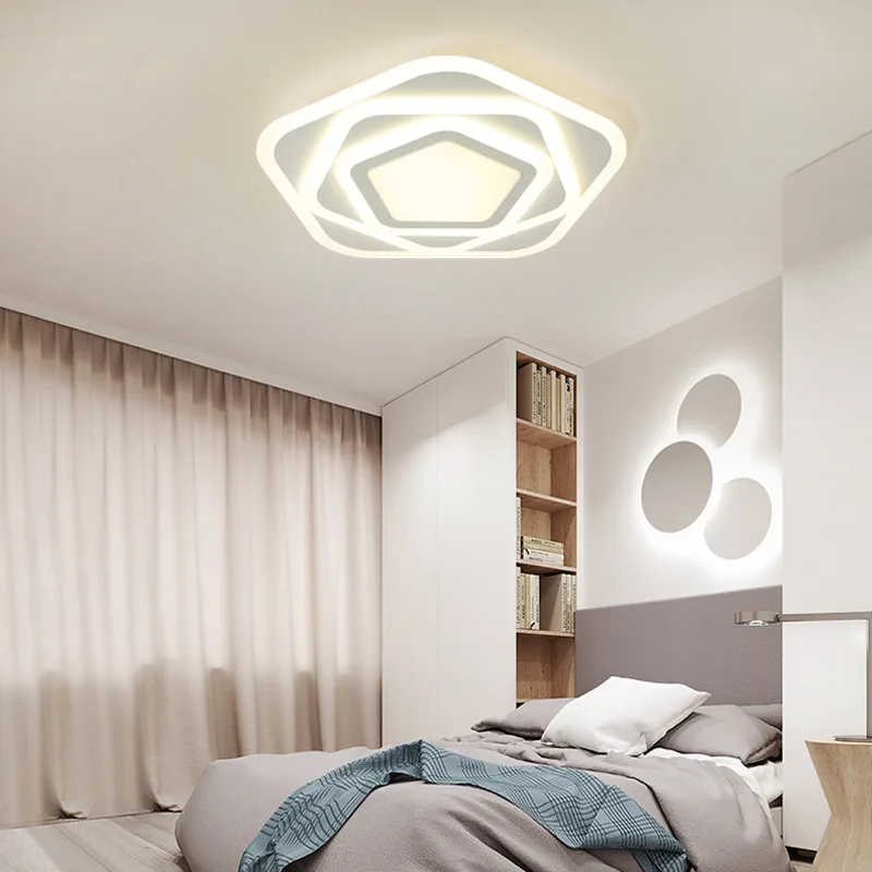 Ультратонкая простая потолочная лампа современное светодиодное освещение для