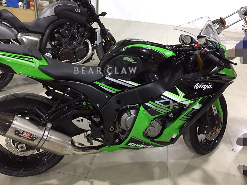 Для Kawasaki ninja zx10r 2011-2015 Противоскользящий Танк Pad Сторона газа Колено сцепление
