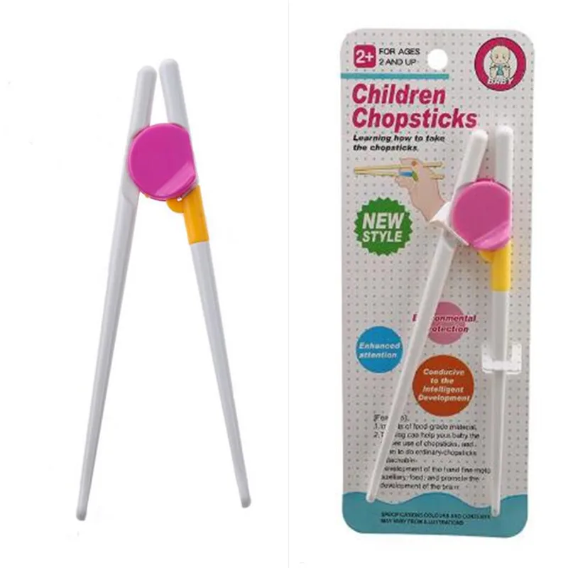 

1 Pair Cute Chopsticks Kids Baby Beginner Practical Chopsticks Easy Fun Learning Training Helper Chopstick Chinese Food Tools