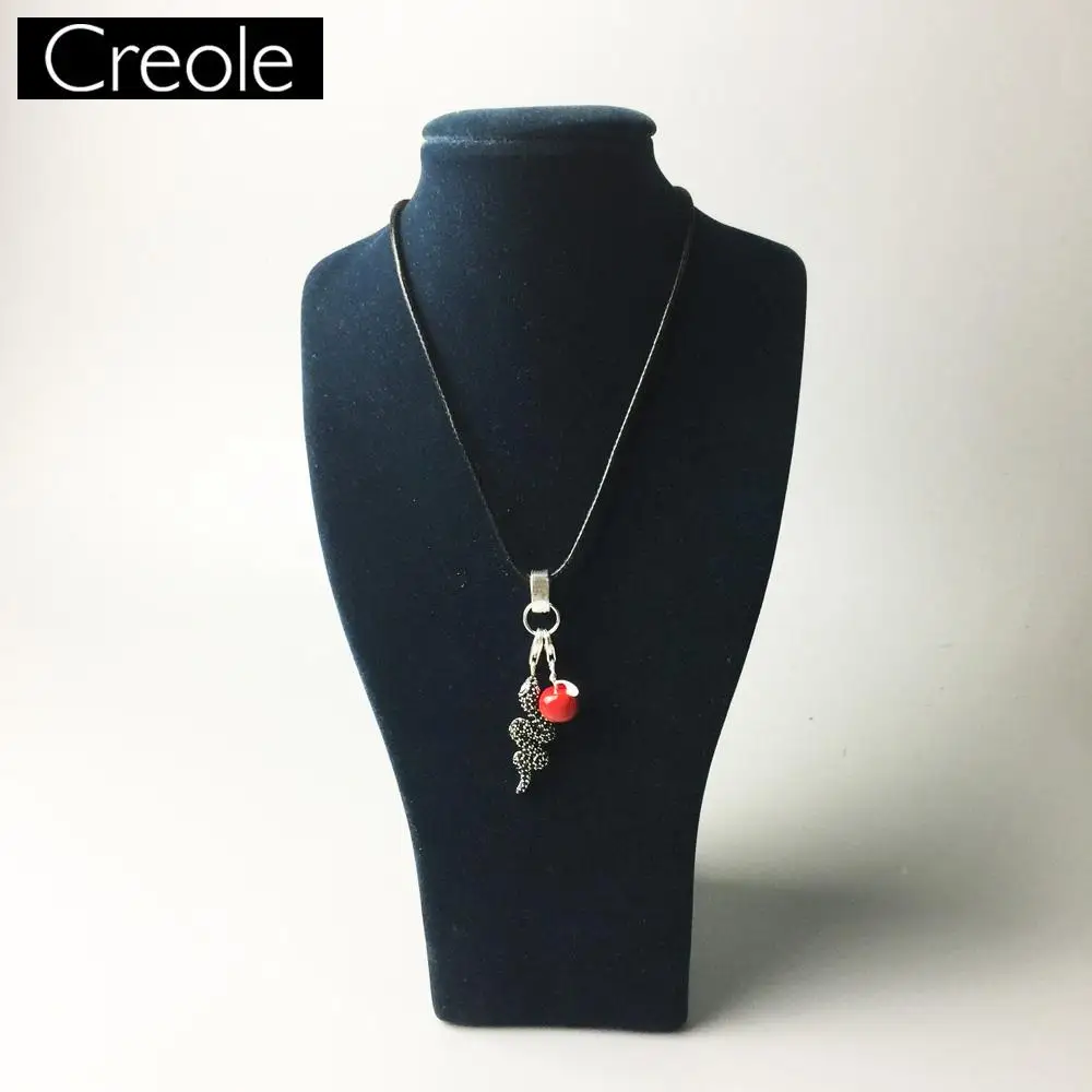 Ожерелье змея и яблоко модный подарок для женщин европейский стиль сердце Rebel 925