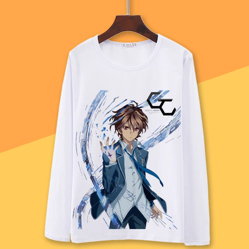 Футболка для костюмированной вечеринки Guilty Crown футболка с длинными рукавами на