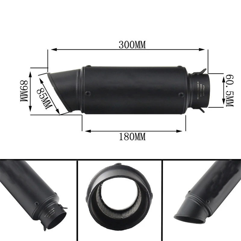 51/61 мм Универсальный Akrapovic мото цикл выхлопной трубы мото с DB killer для s1000rr z1000 CB1000r gsxr650 R1ktm exc k6 k7 ATV