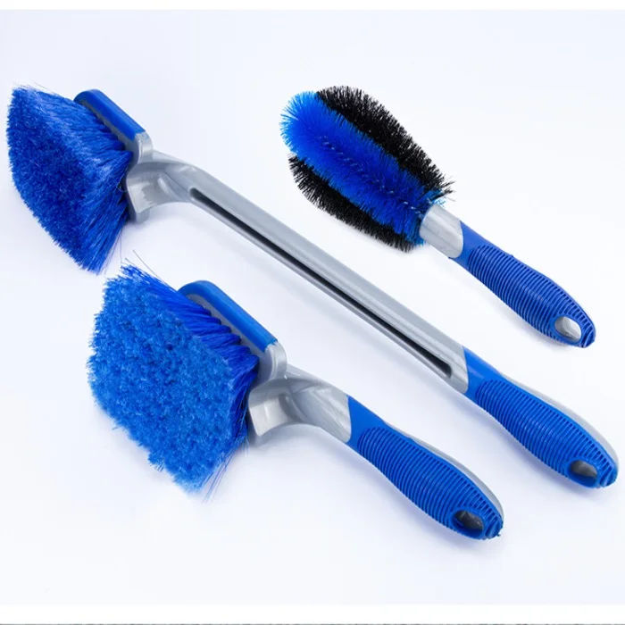 

3Pcs/set Car Wash wheel Hub Brush Long Handle Car Tire Cleaning Brush