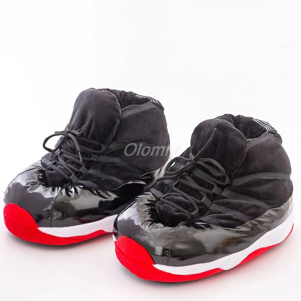 

Winter Slippers Women/Men Cute Bread Shoes Women Warm Home Slippers Ladies Home Shoes Big Size 36-44 House Snug Sneakers Woman