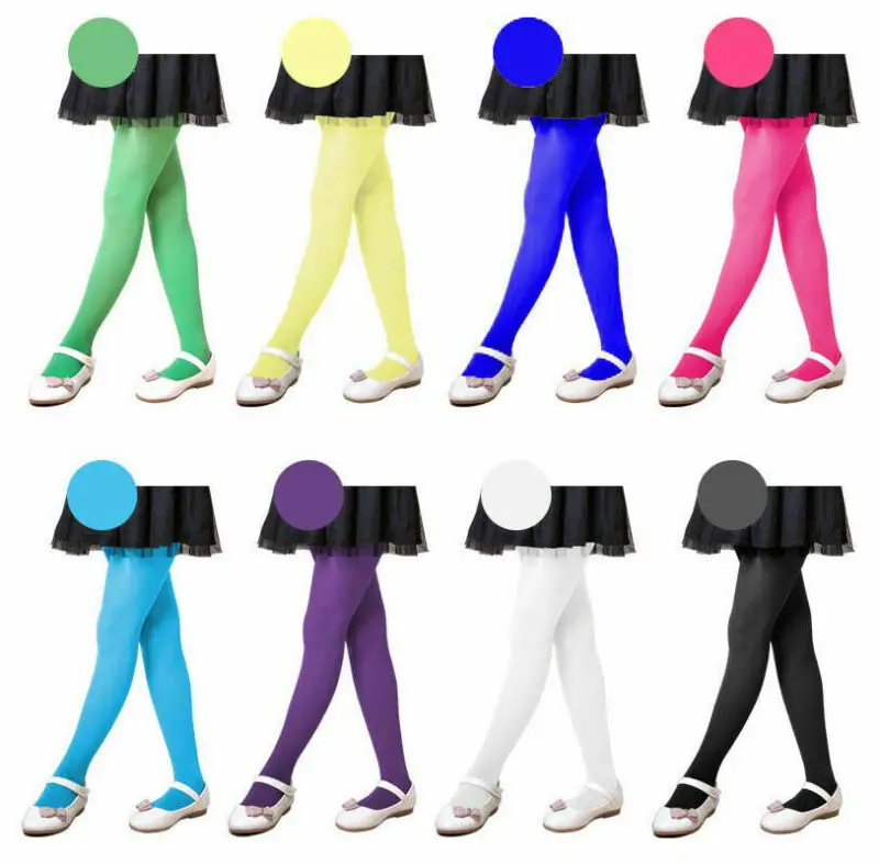 2020 милые колготки для девочек непрозрачные Чулочные изделия балетные чулки