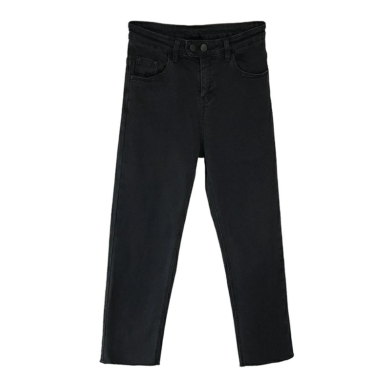 

Soft High Waist Women'S Trousers Denim Loose Streetwear Jean Vintage Full Girls Jeans Woman Pants Straight Femme Pantalon Mujer