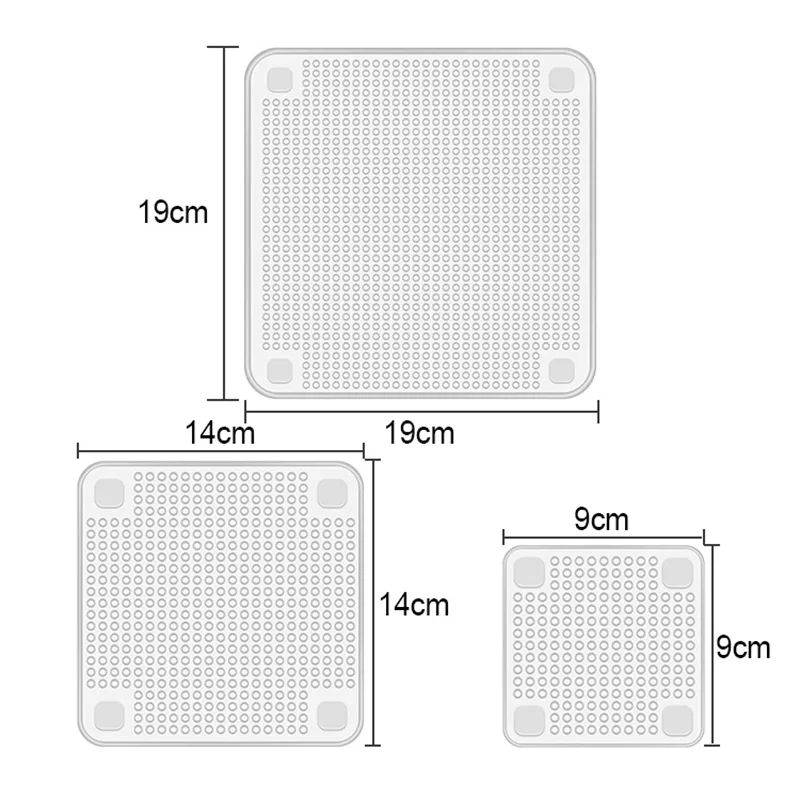 4 шт./компл. многоразовые силиконовые растягивающиеся крышки крышка для пищевых