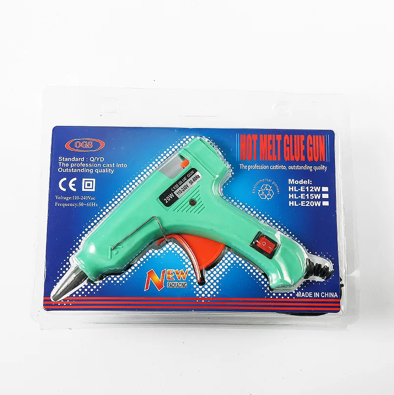 Высокотемпературный нагреватель расплавленный термоклеевой пистолет 20 Вт
