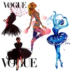 Модные красивые нашивки Oeteldonk сделай сам для одежды, для танцев, балерины, термотрансферные полосы, термонаклейки, аппликация на одежду