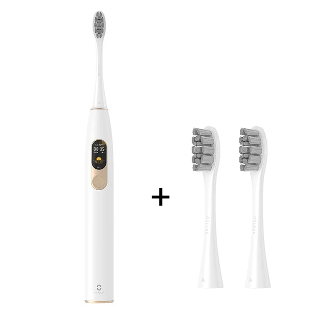 Xiaomi Mijia Oclean X sonic электрическая зубная щетка для взрослых Водонепроницаемая ультра звуковая Автоматическая быстрая зарядка зубная щетка - Цвет: X add 2 Pw01