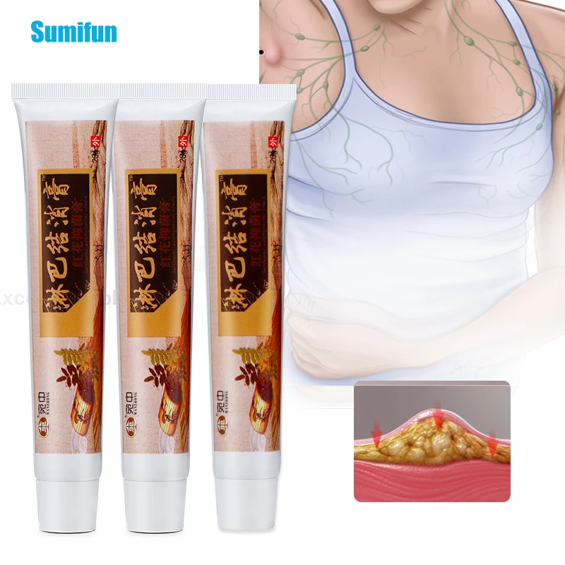 

20g Chinese Herbal Lymphatic Detox Cream Drainage Detox Ointment Pain Relief Anti-Swelling Breast Lymph Nodes Medical Cream