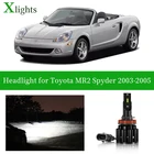 X светильник s светодиодная головсветильник лампа для Toyota MR2 Spyder 2003 2004 2005 Ближний Дальний свет Canbus Автомобильная фара аксессуары для освесветильник белый