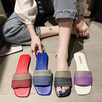 summer shoes for women fashion sandals flat comfortable flat slippers for women open toe shoe women shoes trend non slip slipper