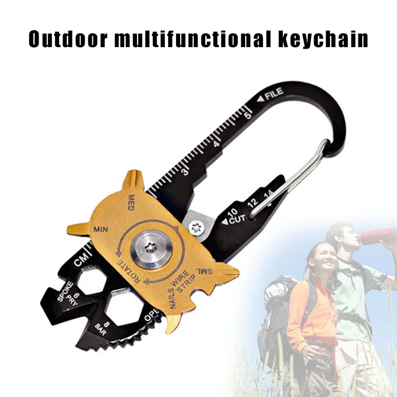 Многофункциональный инструмент EDC 20 в 1 держатель из нержавеющей стали