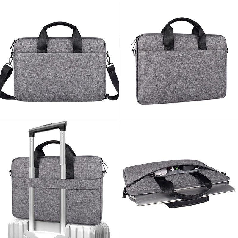 laptop handbag sleeve protective shoulder bag 12 13 3 14 15 6 inch notebook carrying case for macbook air asus acer lenovo dell free global shipping
