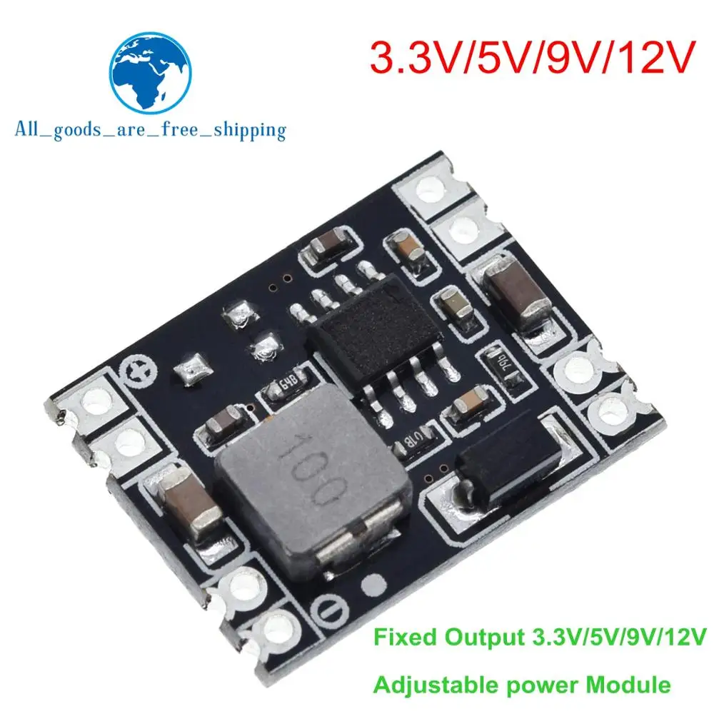 DC-DC 3A понижающим Питание модуль 5 V-12 V 24V до 5V 3,3 V 9V 12V фиксированный Выход высокое перегрузок по току