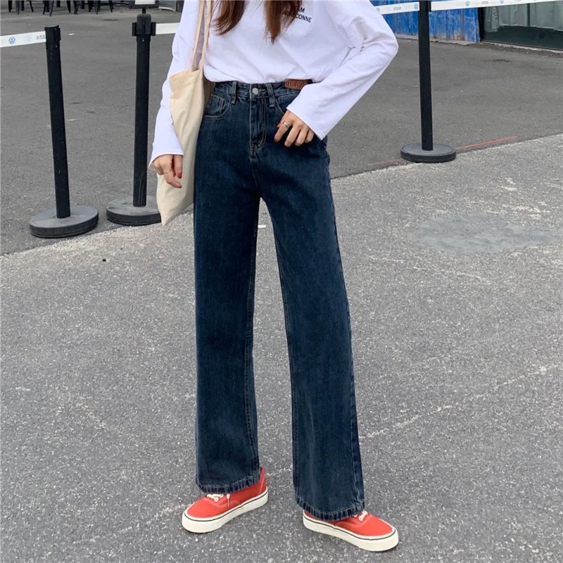 SLPBELY Vintage Straight Women Jeans Summer Hight Waist Loose Comfortable Harajuku Denim Pants Trousers Streetwear Plus Size 5XL images - 6