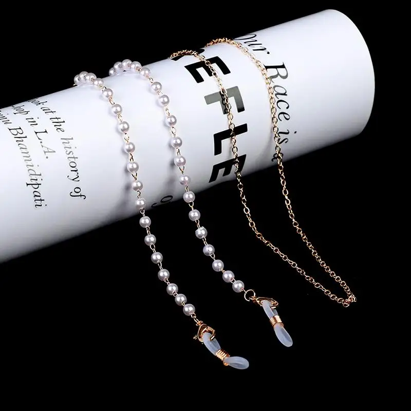

Imitation Pearl Sunglass Chains Lanyards Eyewear Accessories Eye Glasses Reading