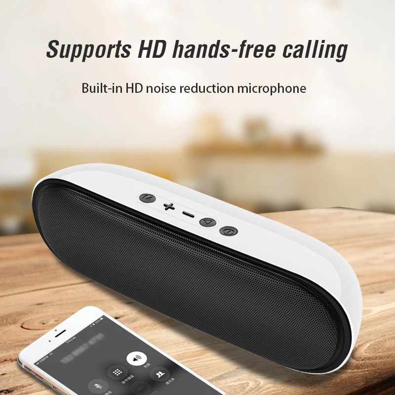 NBY 4070 беспроводной портативный Bluetooth динамик fm радио 3D стерео сабвуфер 10 вт