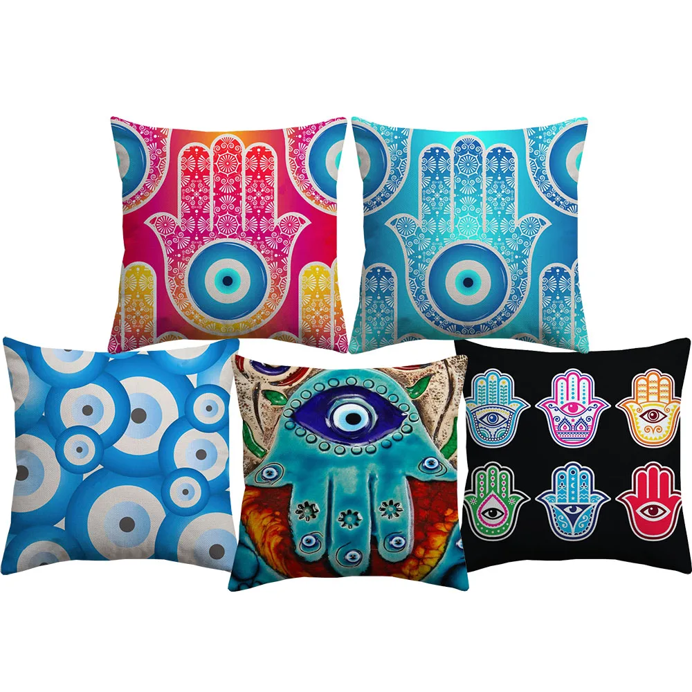 Hamsa чехол для подушки диванной 45x45 см украшение дома|Наволочки| |