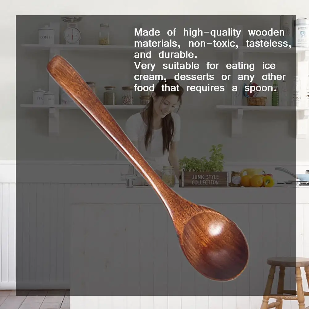 1/2 шт. деревянная ложка корейские бамбуковые принадлежности для чая меда кофе