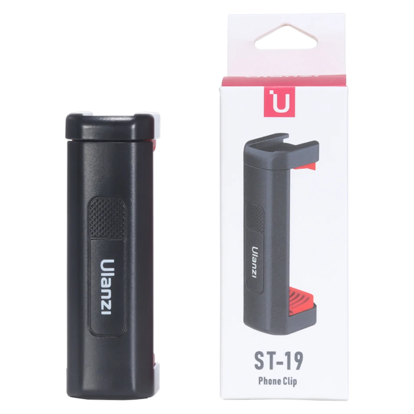 

Ulanzi ST-19 Portable Phone Mount Holder Clamp Clip With Cold Shoe Tripod Mount for Mic Fill Light For iPhone 12 Pro Smartphone