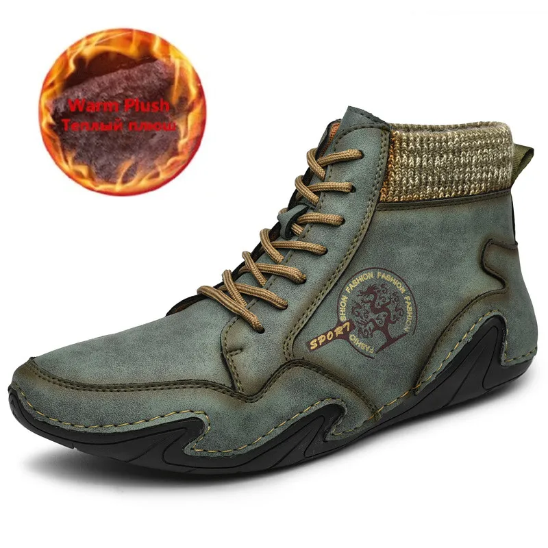Мужские ботинки с высоким вырезом