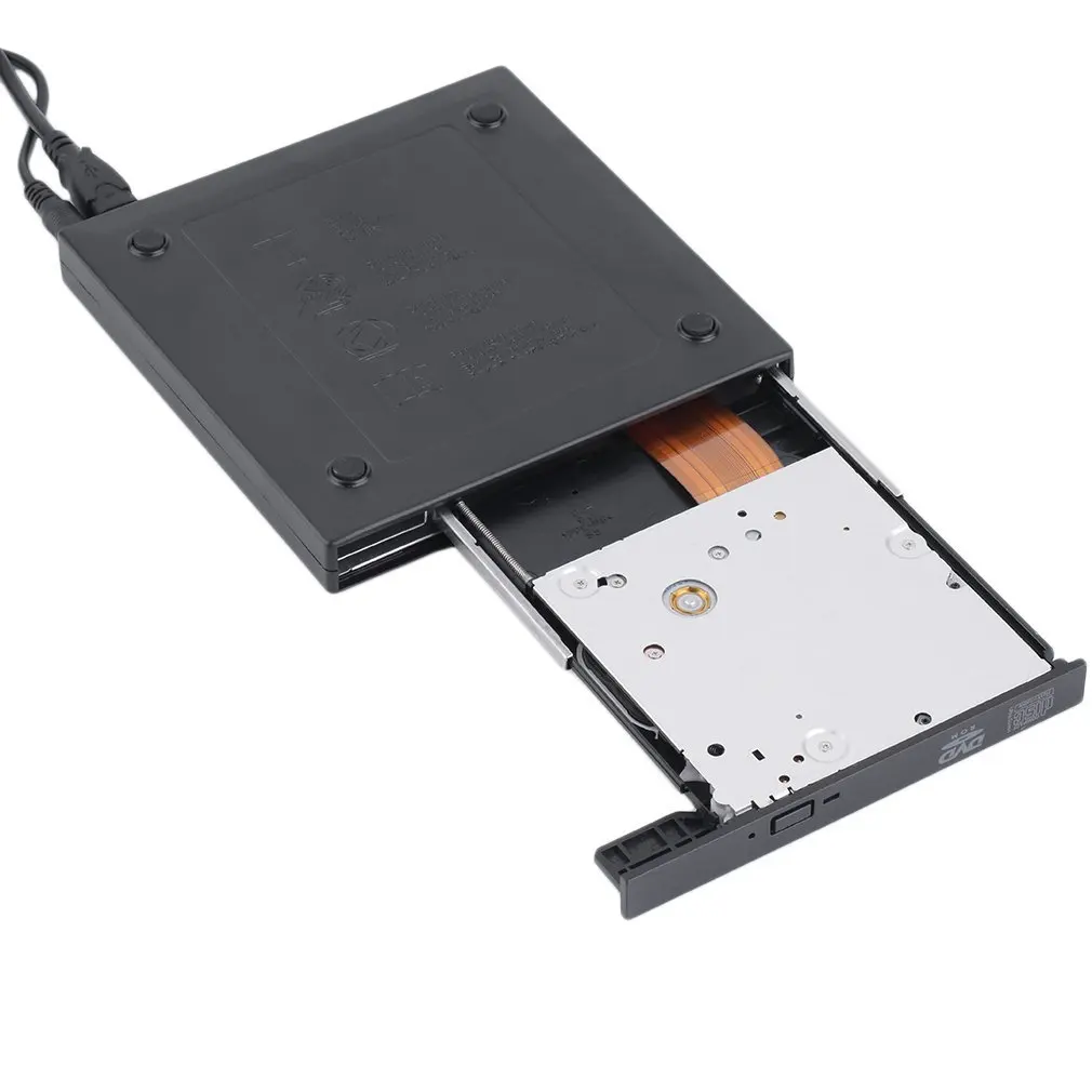 Новейший USB 2 0 Внешний DVD комбинированный фонарь привод CD + RW ROM черный|Оптические