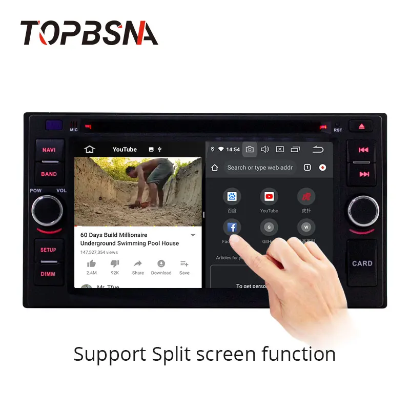 Автомобильный DVD-плеер TOPBSNA мультимедийный плеер на платформе Android 10 для KIA SPORTAGE 2010